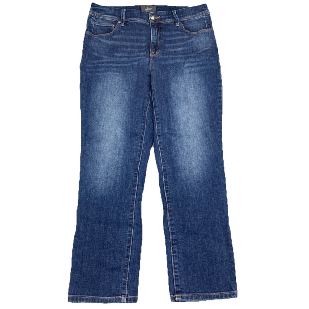 Chicos So Slimming Slim Crop Leg Jeans Women's Medium Wash Denim - Size 6 (0.5)